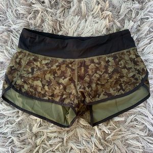 RARE lululemon speed up shorts